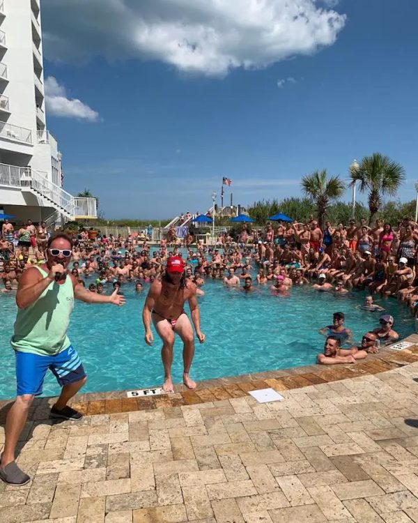 DJ Chris James, the seawatch pool party, 2019