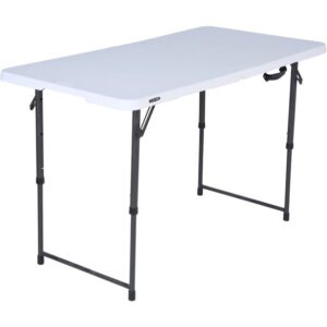 Rental: 4′ Adjustable Leg Table (Height 22 in., 29 in., and 34 in.)
